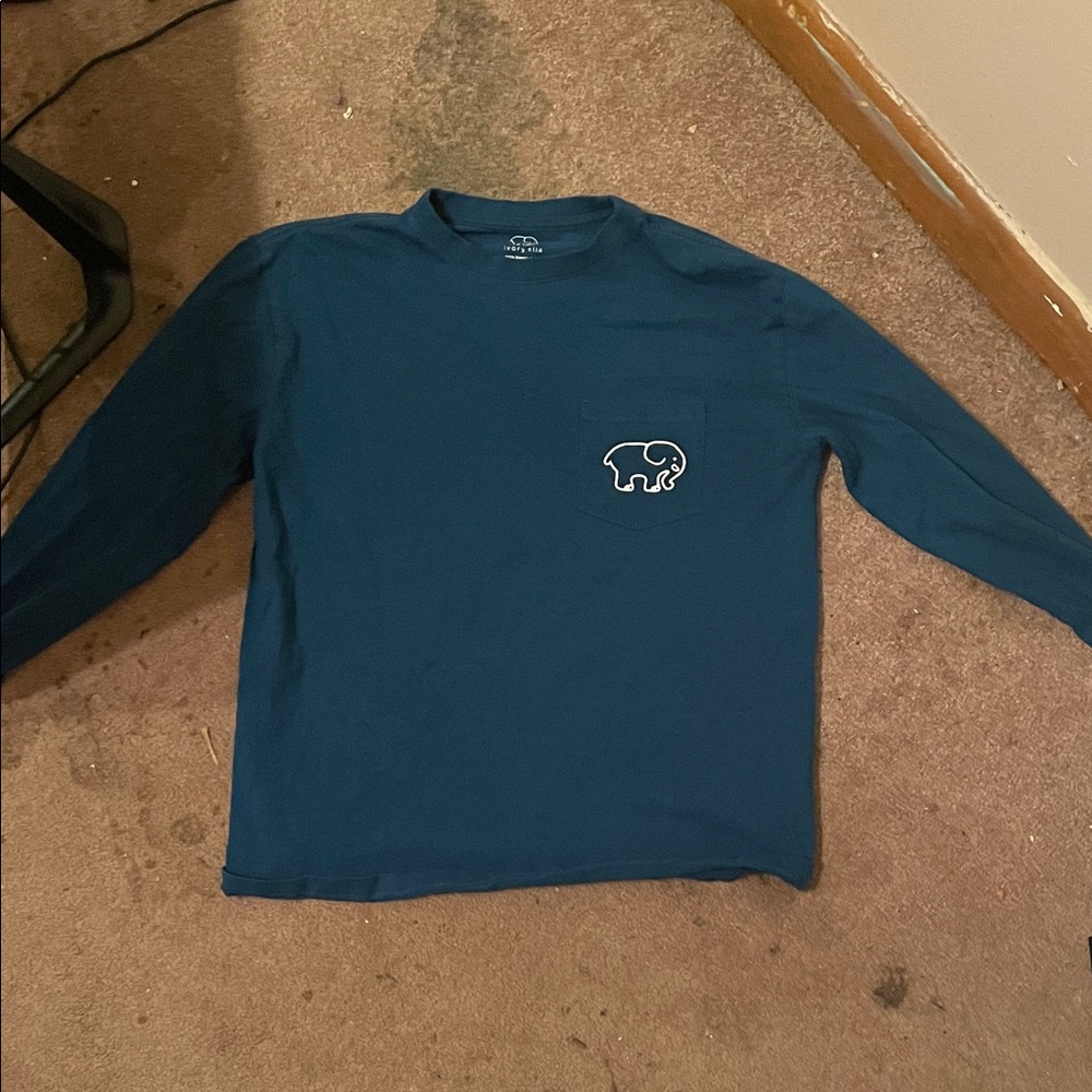 Ivory Ella Blue Long Sleeve Tee